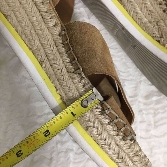 Dolce Vita Dark Tan Suede Wedges Size 8 - Picture 6 of 9